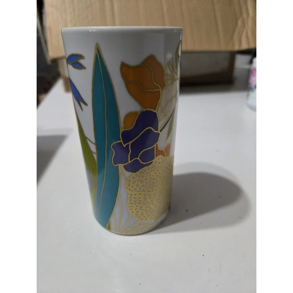Vintage Rosenthal Studio Line porcelain vase by Wolf Bauer Germany 1970 MCM